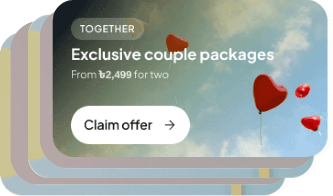 Exclusive couple packages offer